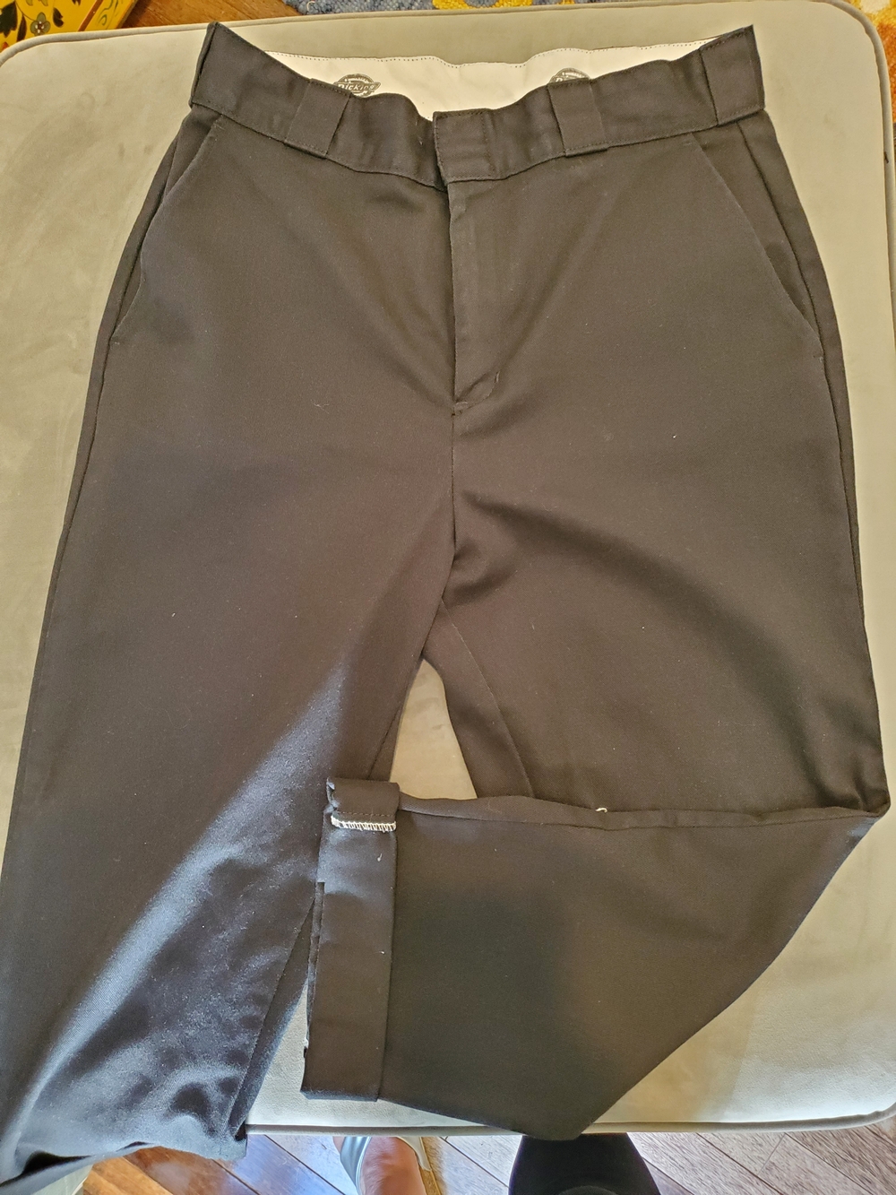 Womens DICKIES Style 874 straight-leg pants Black